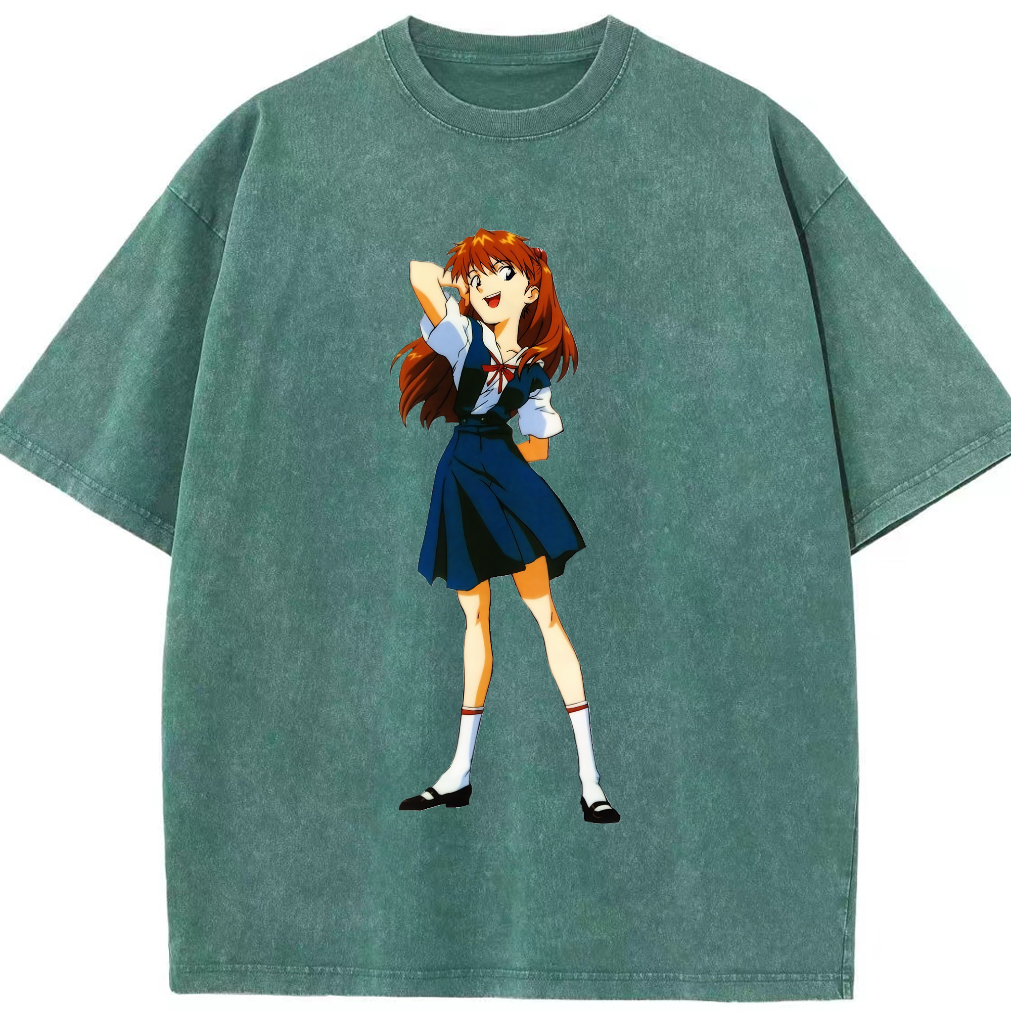 （画像用） EVA 新世紀エヴァンゲリオン 綿100% ヴィンテージ風 半袖Tシャツ（フロントプリント）